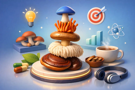 How to Stack Functional Mushrooms for Focus