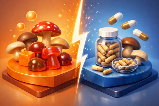 Mushroom Gummies vs Capsules: Which Wins?